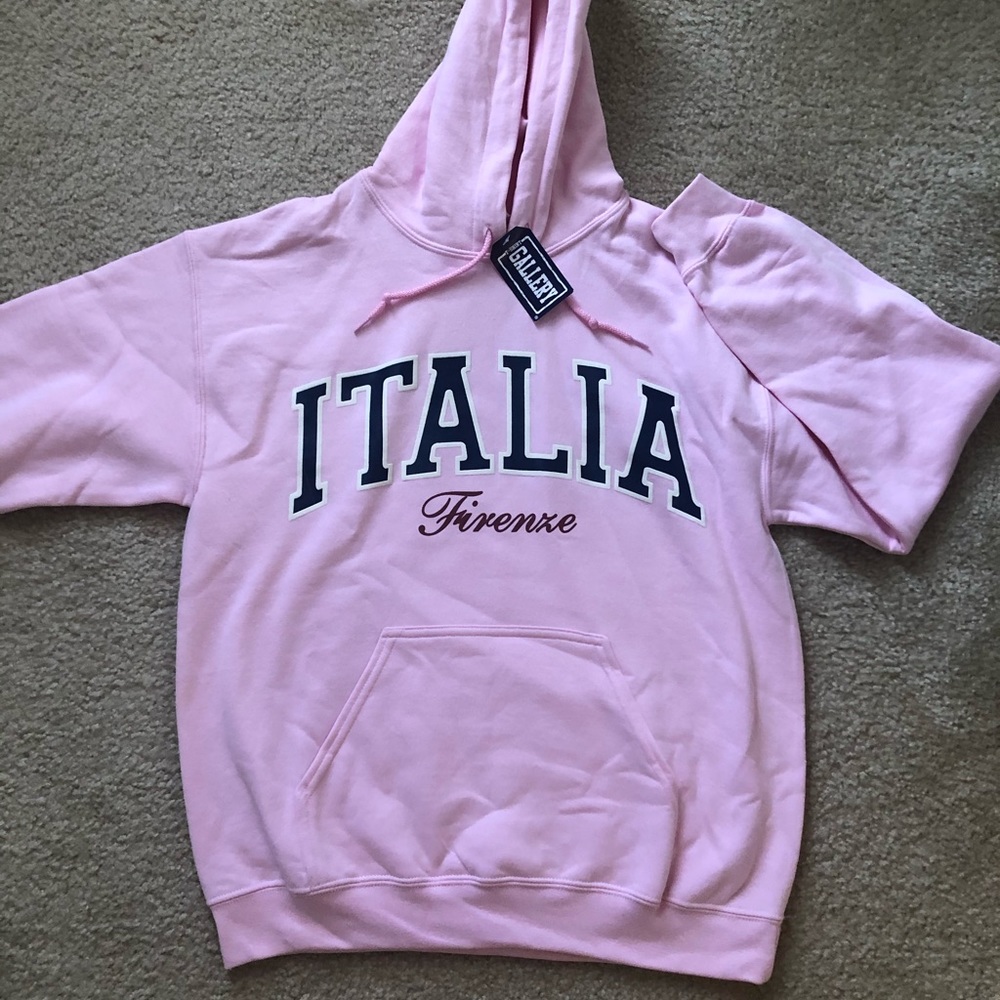 Italia pink sweatshirt- from Italy!